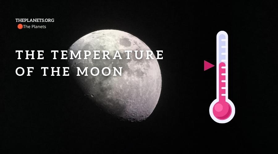 the temperature of the moon