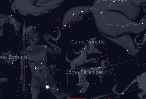 Constellation Of Canes Venatici