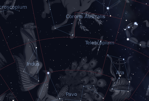 Constellation of Telescopium