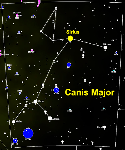 What Does Canis Major Look Like