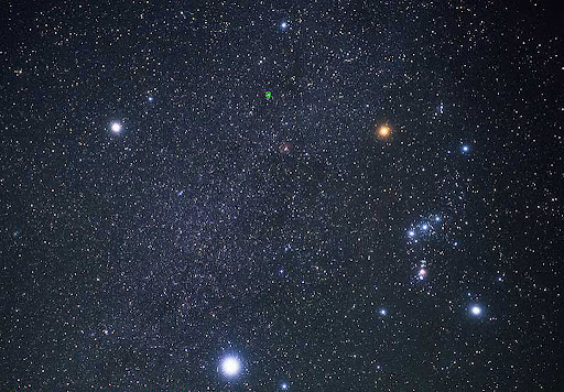 Betelgeuse Star in the Winter Triangle